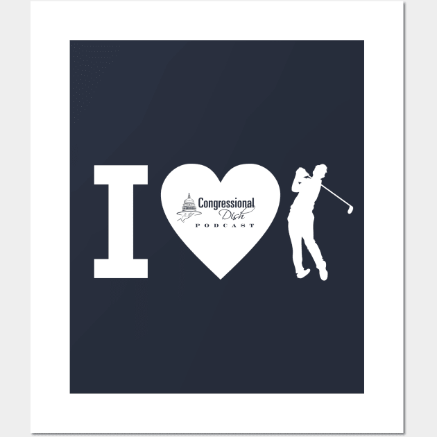 I Love the Golf Swing (man version) Wall Art by OYCDIMG